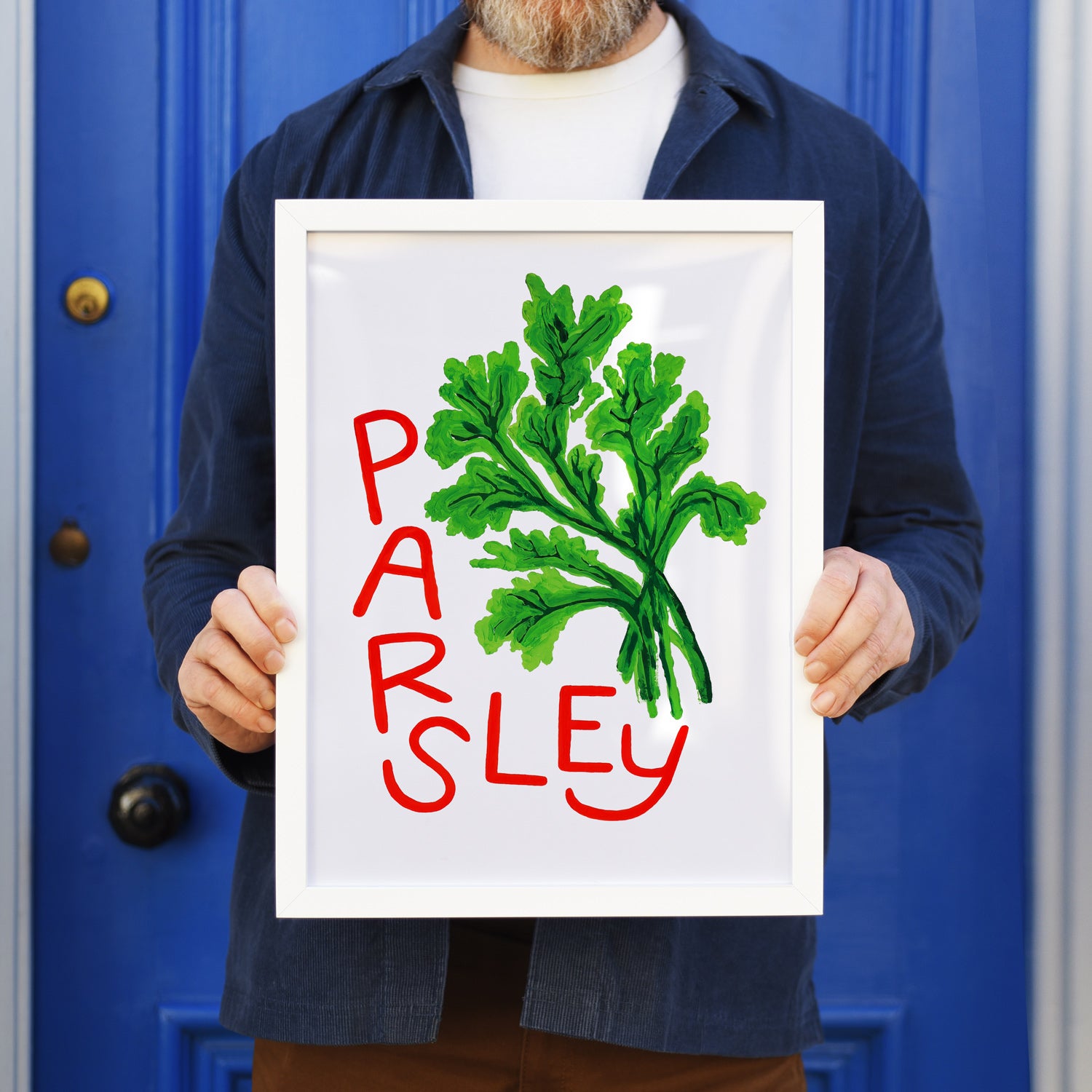 Parsley Herb print from an original painting, choice of sizes, available framed and unframed