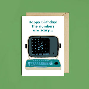 Severance MDR Birthday Card - The Numbers Are Scary