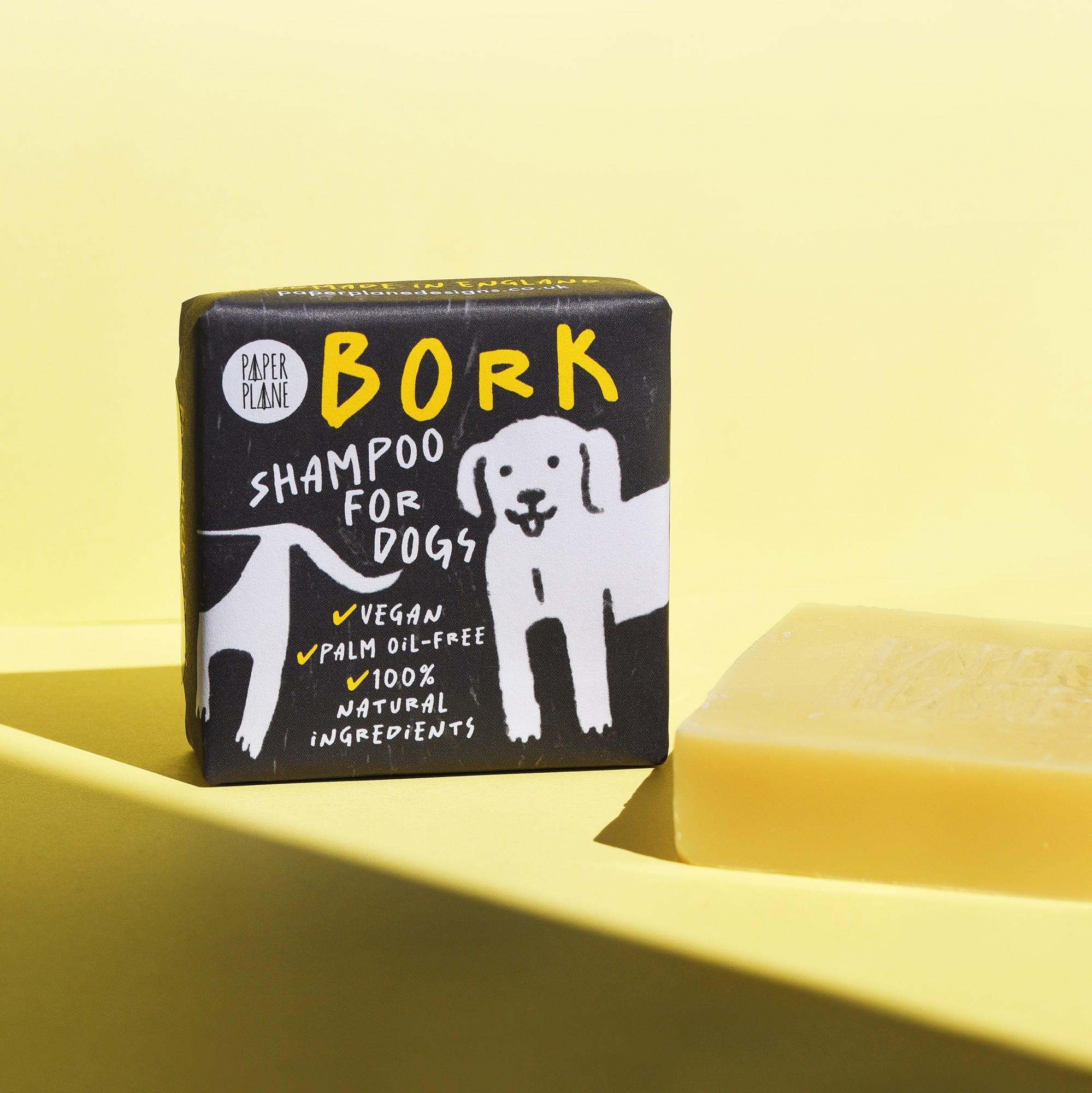 Bork Solid Dog Shampoo Bar - 100% Natural, Vegan & Palm oil-free