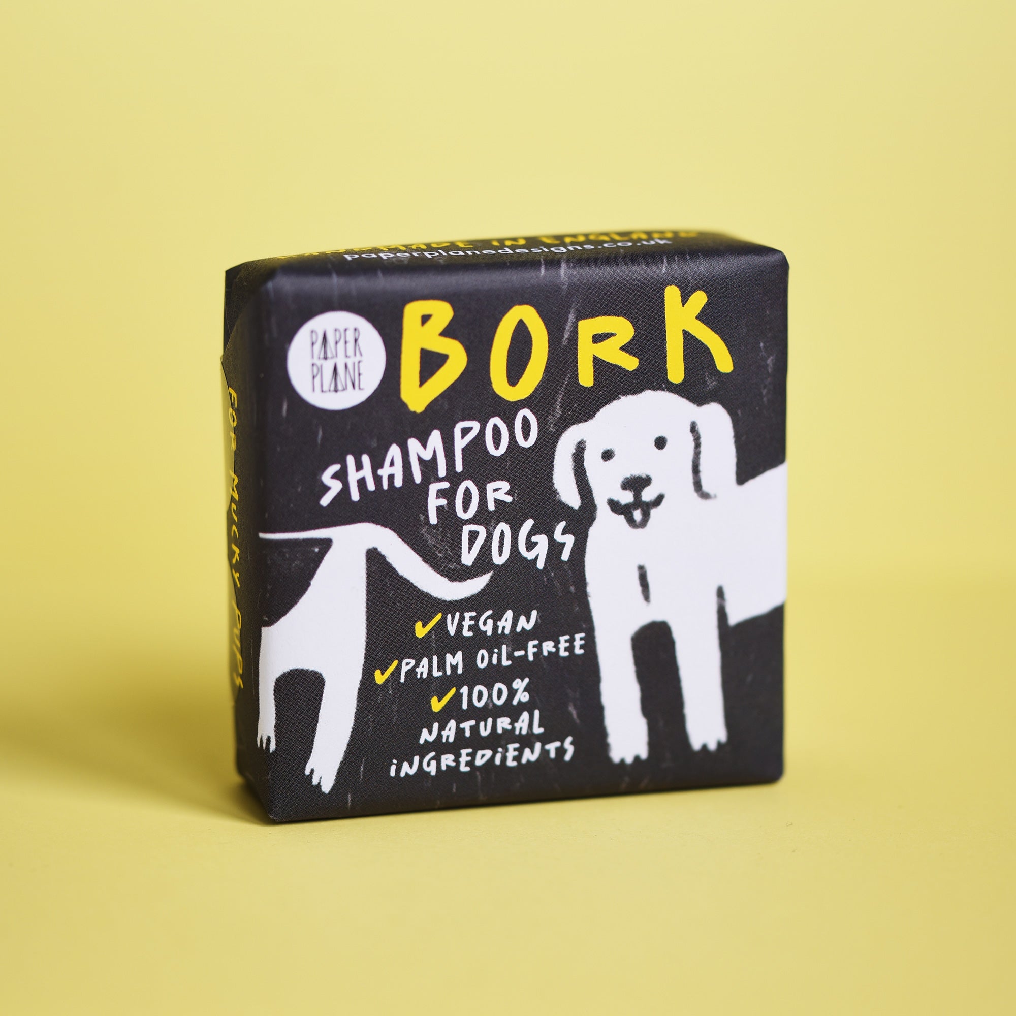 Bork Solid Dog Shampoo Bar - 100% Natural, Vegan & Palm oil-free