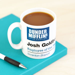 Personalised The Office Dunder Mifflin Employee Of The Year Mug