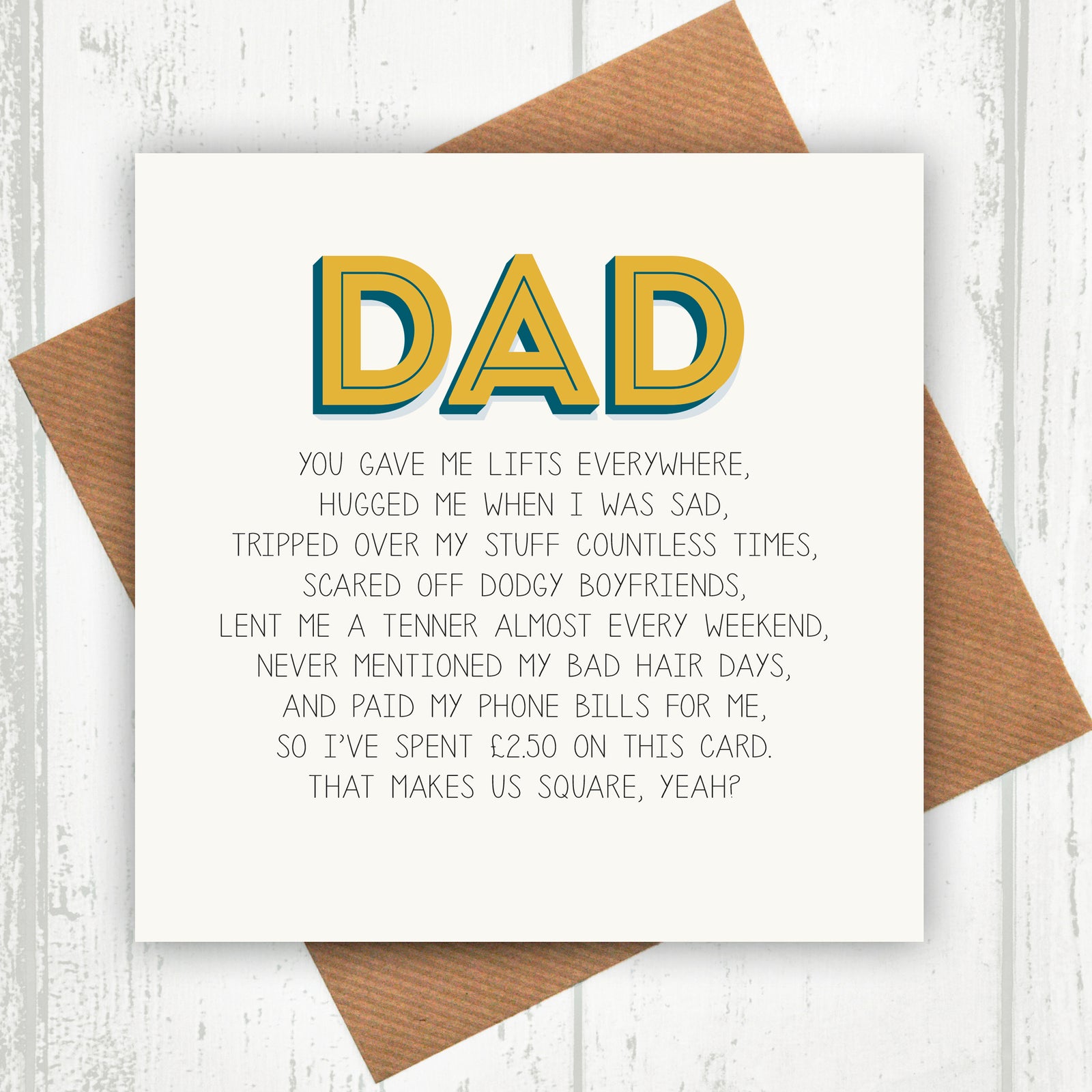 Dad Birthday/Father's Day Card
