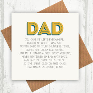 Dad Birthday/Father's Day Card