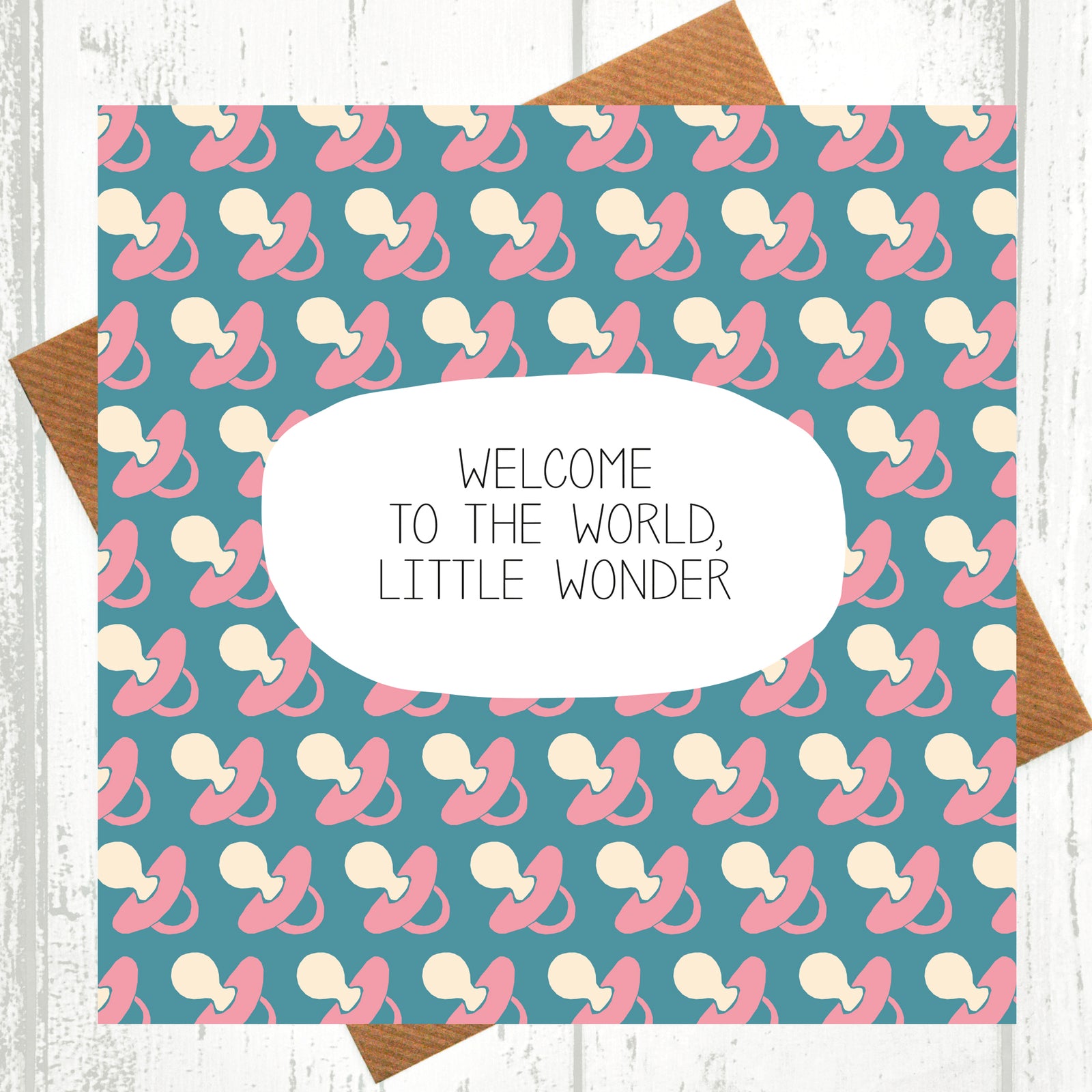 Welcome To The World, Little Wonder New Baby Card