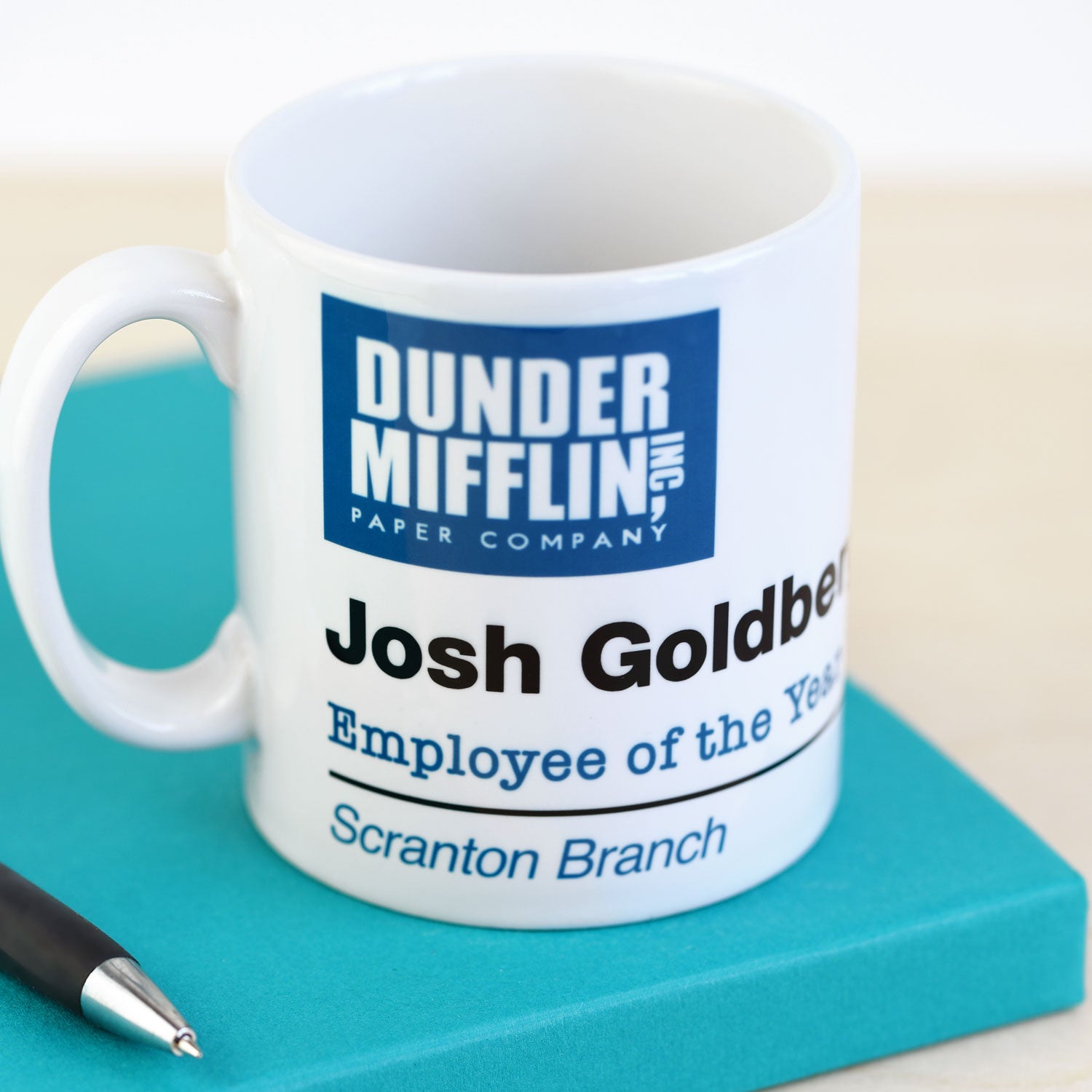 Personalised The Office Dunder Mifflin Employee Of The Year Mug