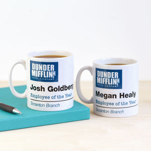 Personalised The Office Dunder Mifflin Employee Of The Year Mug