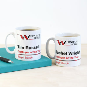 Personalised The Office Wernham Hogg Employee Of The Year Mug