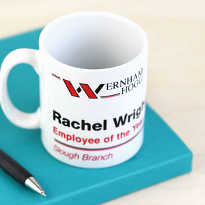 Personalised The Office Wernham Hogg Employee Of The Year Mug