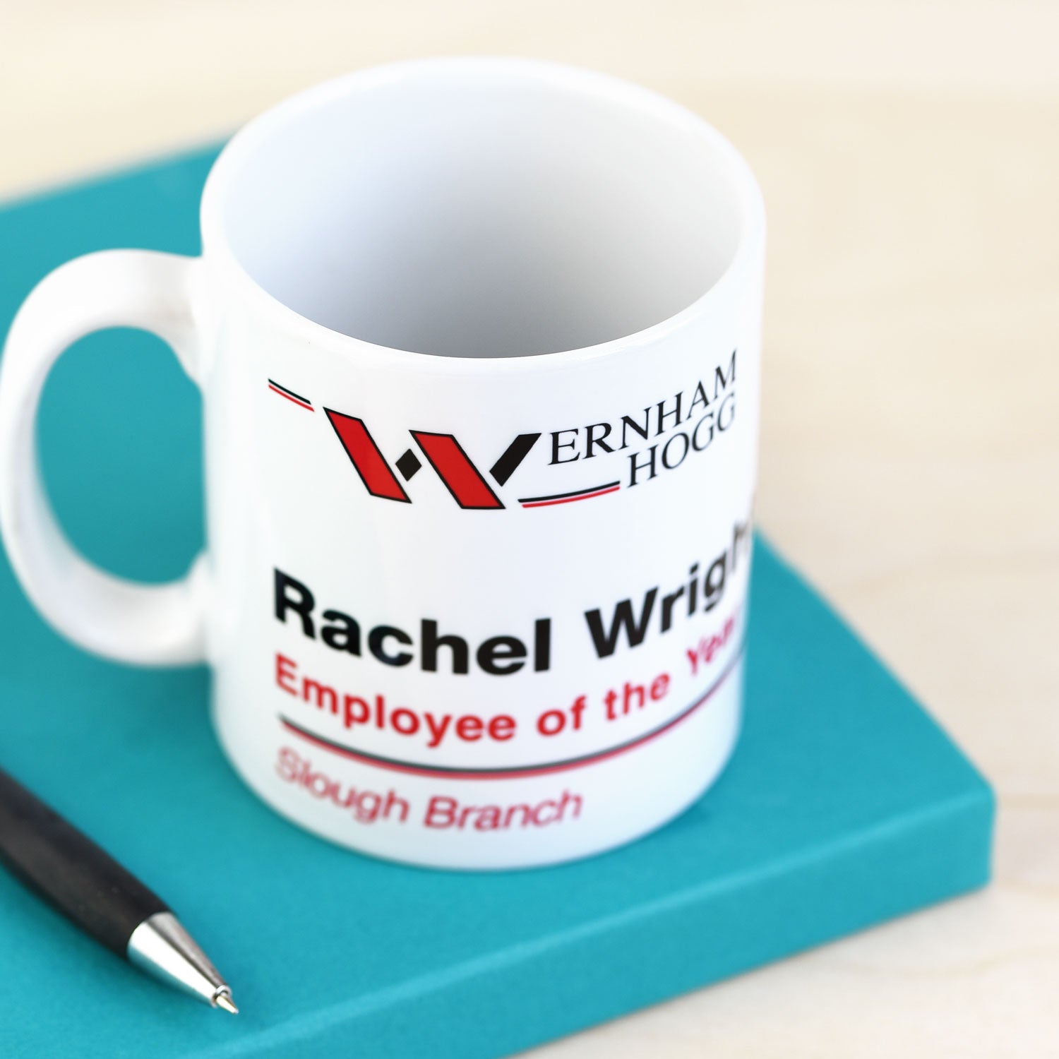 Personalised The Office Wernham Hogg Employee Of The Year Mug
