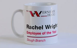 Personalised The Office Wernham Hogg Employee Of The Year Mug