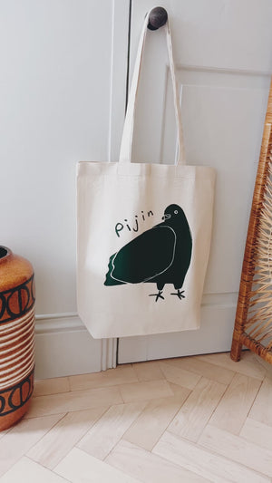 Pijin Tote Bag - great gift for pigeon lovers
