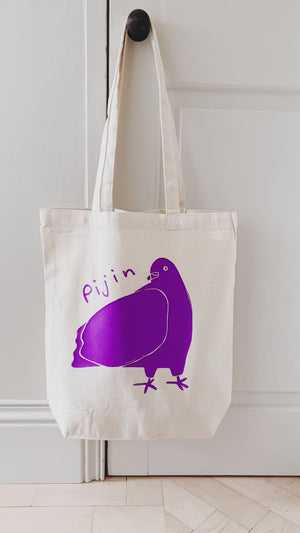 Pijin Tote Bag - great gift for pigeon lovers