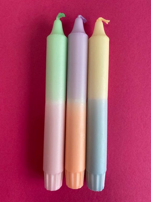 Colour Emporium Set of Candles - variety of colours to choose from