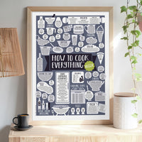vegetarian kitchen print