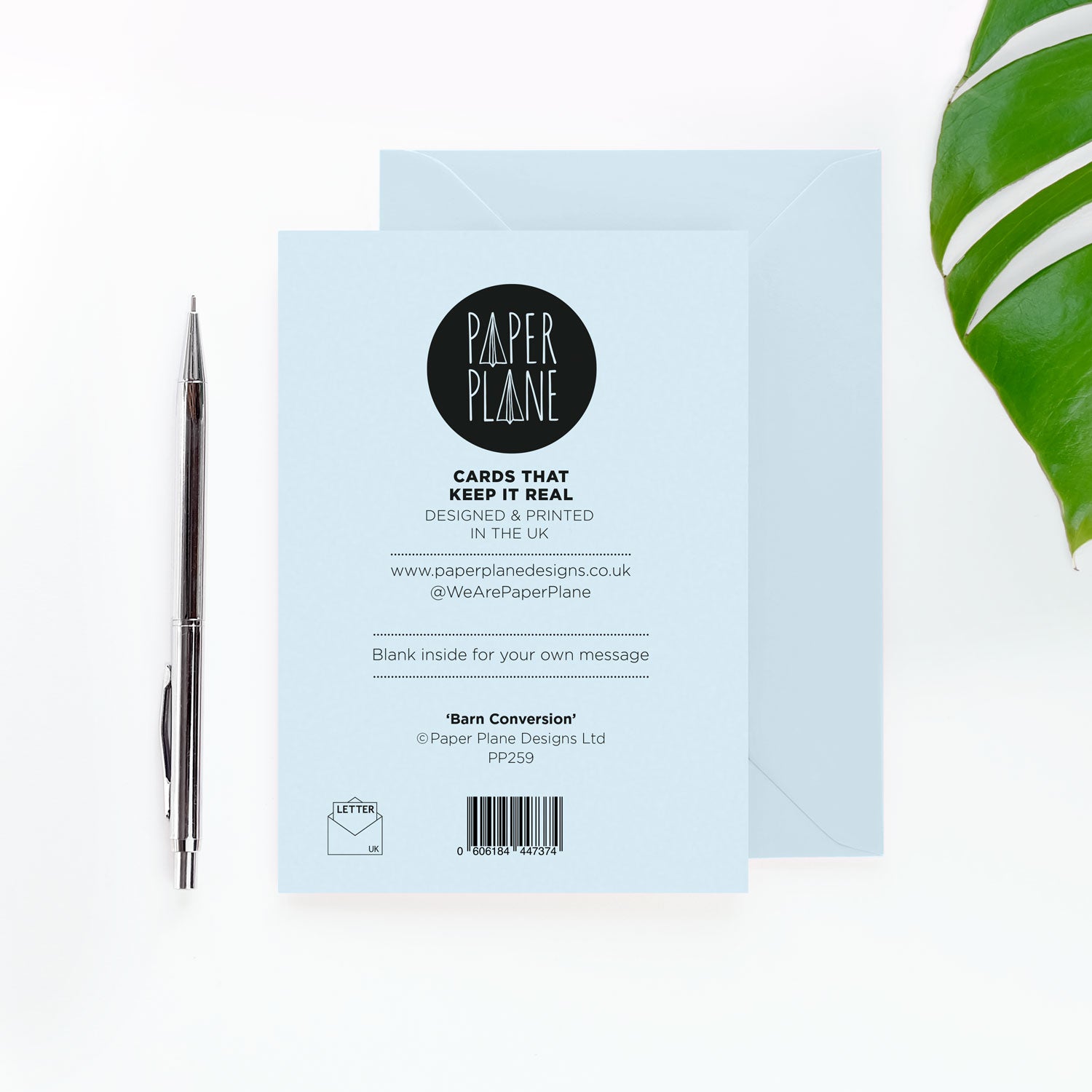 Were You Born In A Barn Conversion Card