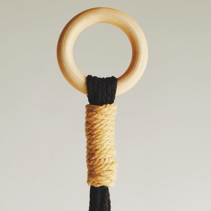 Black Macramé Plant Hanger