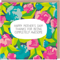 floral mother's day card