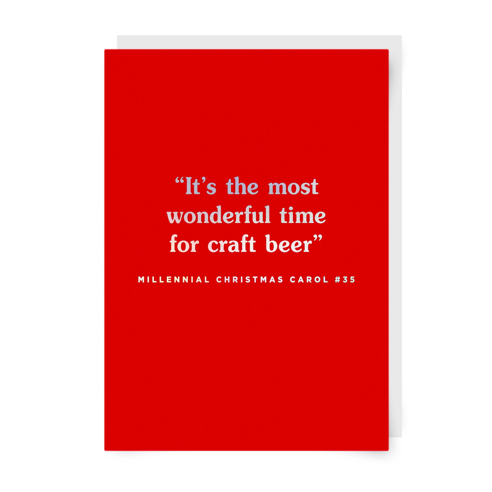 It's The Most Wonderful Time For Craft Beer Christmas Card