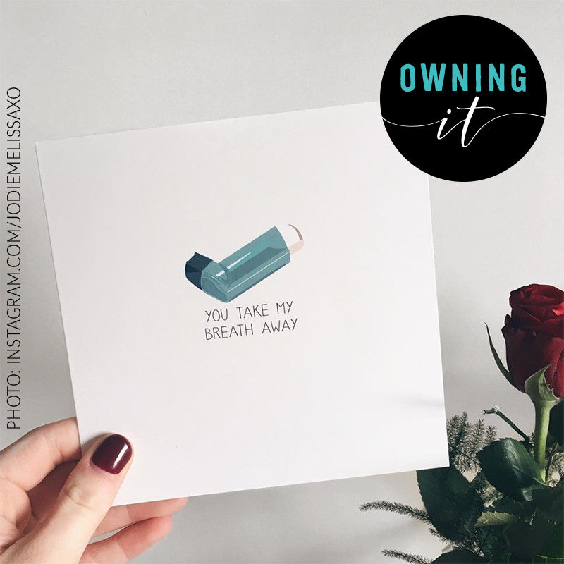 You Take My Breath Away Anniversary Card