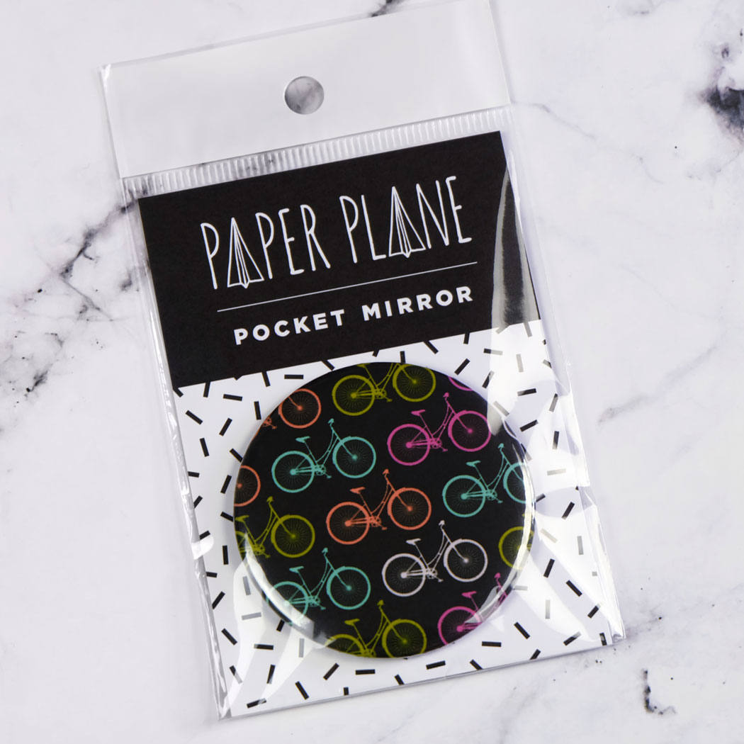 Vintage Bicycle Pocket Mirror/Badge/Bottle Opener