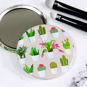 Cactus Pocket Mirror/Badge/Bottle Opener