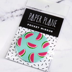 Watermelon Pocket Mirror/Badge/Bottle Opener