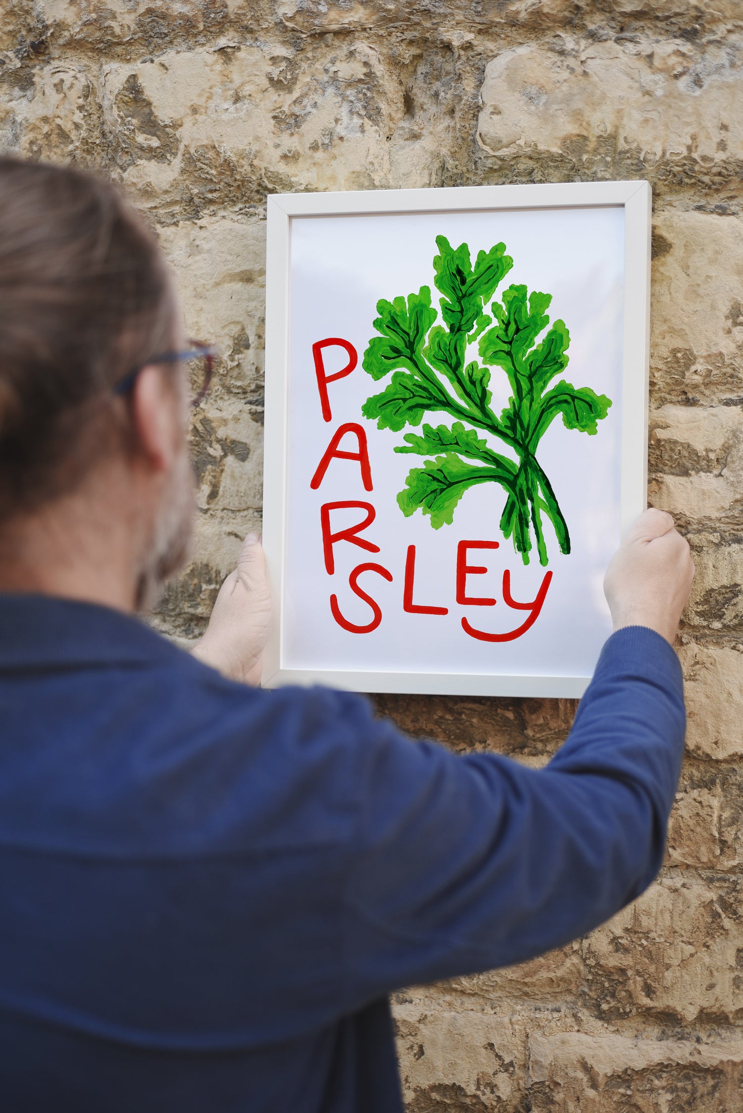 Parsley Herb print from an original painting, choice of sizes, available framed and unframed