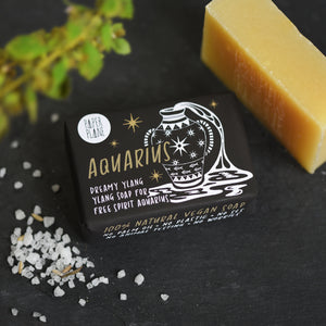 Aquarius Star Sign Zodiac Bar - Natural and Vegan Horoscope Soap