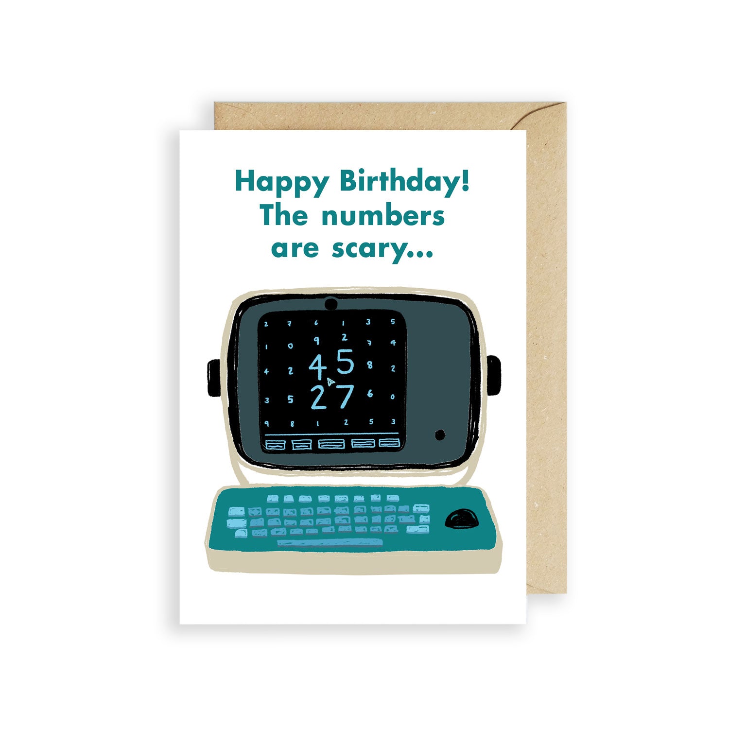 Severance MDR Birthday Card - The Numbers Are Scary