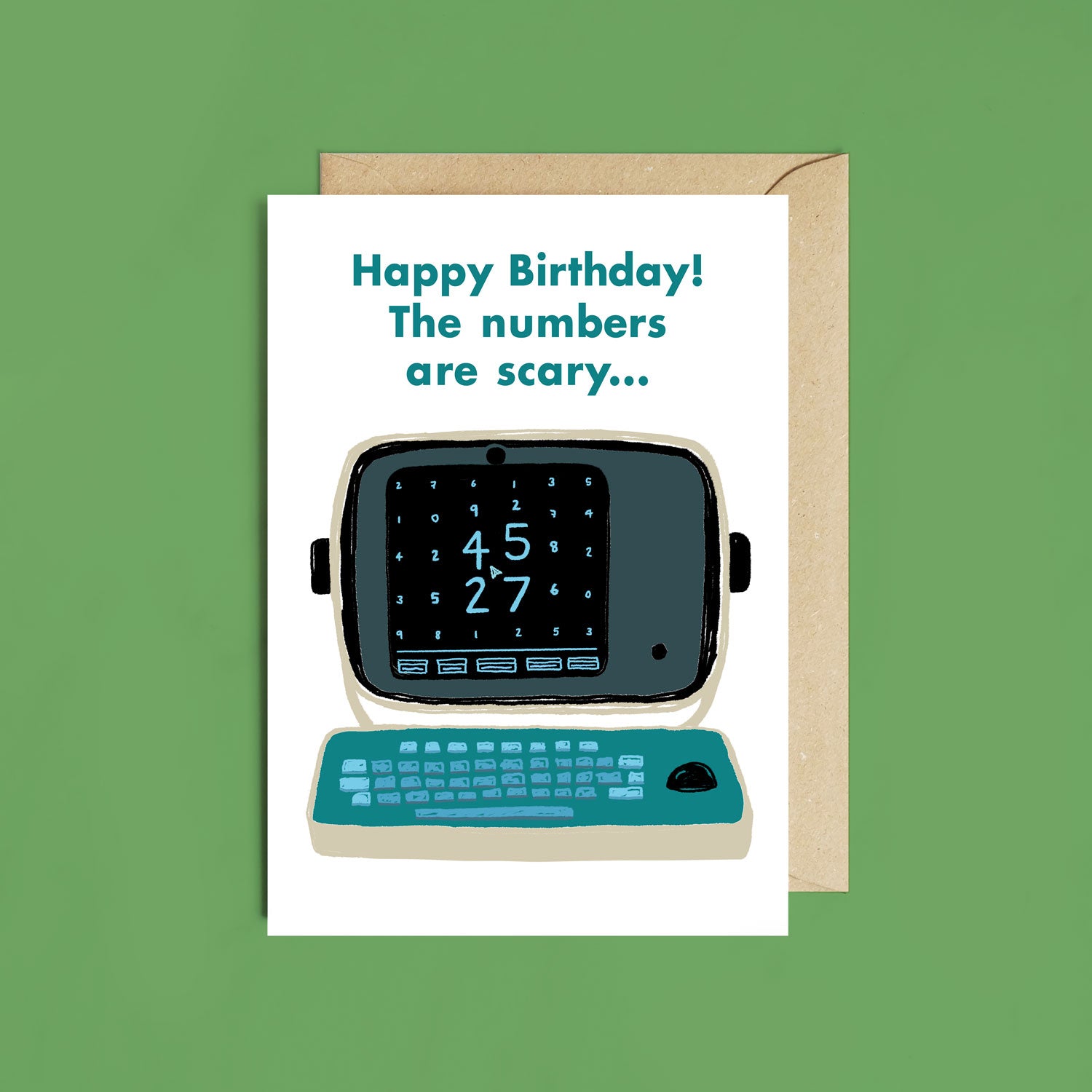 Severance MDR Birthday Card - The Numbers Are Scary
