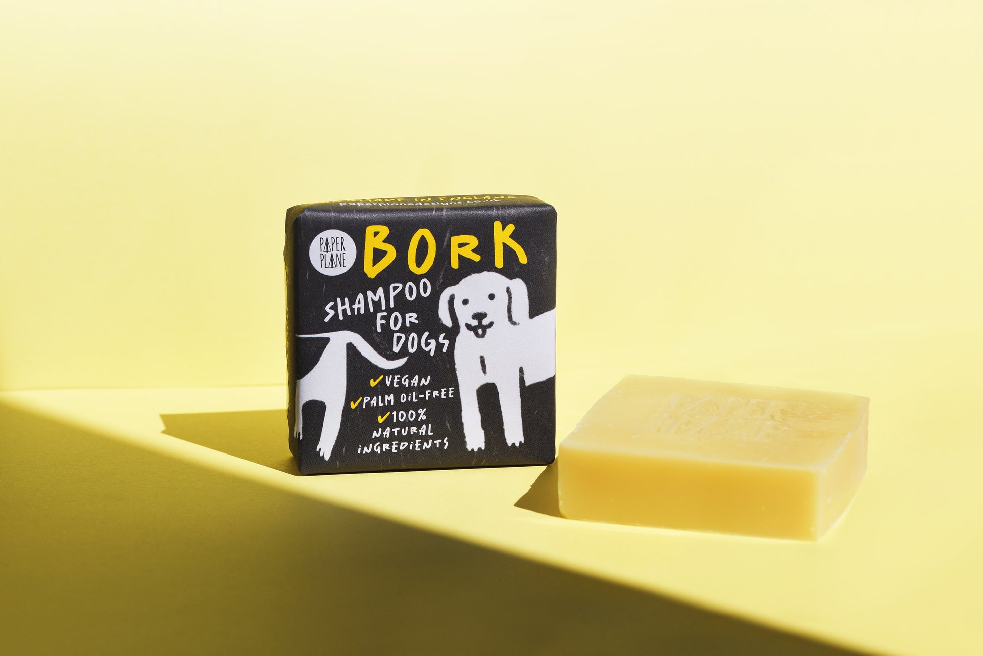 Bork Solid Dog Shampoo Bar - 100% Natural, Vegan & Palm oil-free