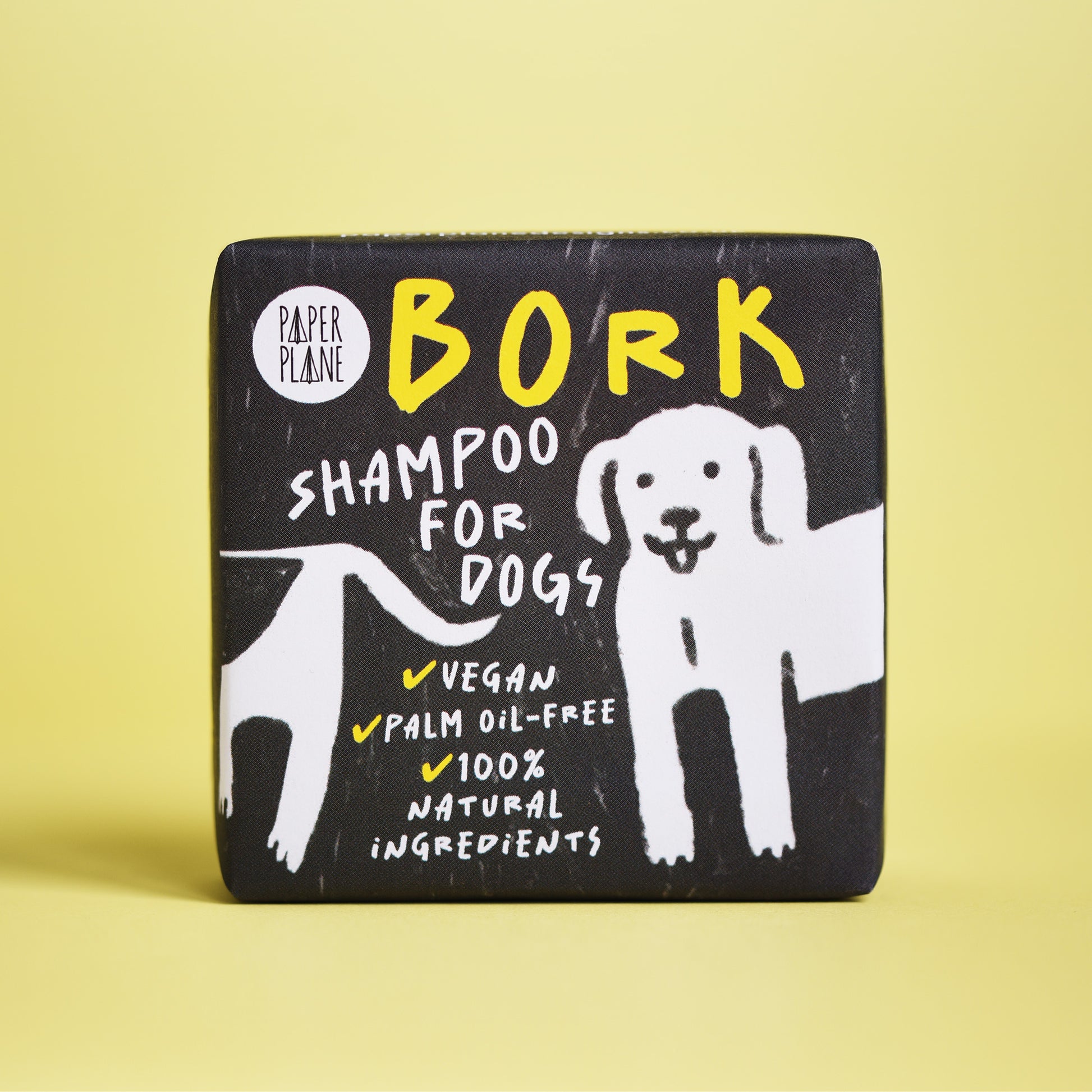 Bork Solid Dog Shampoo Bar - 100% Natural, Vegan & Palm oil-free