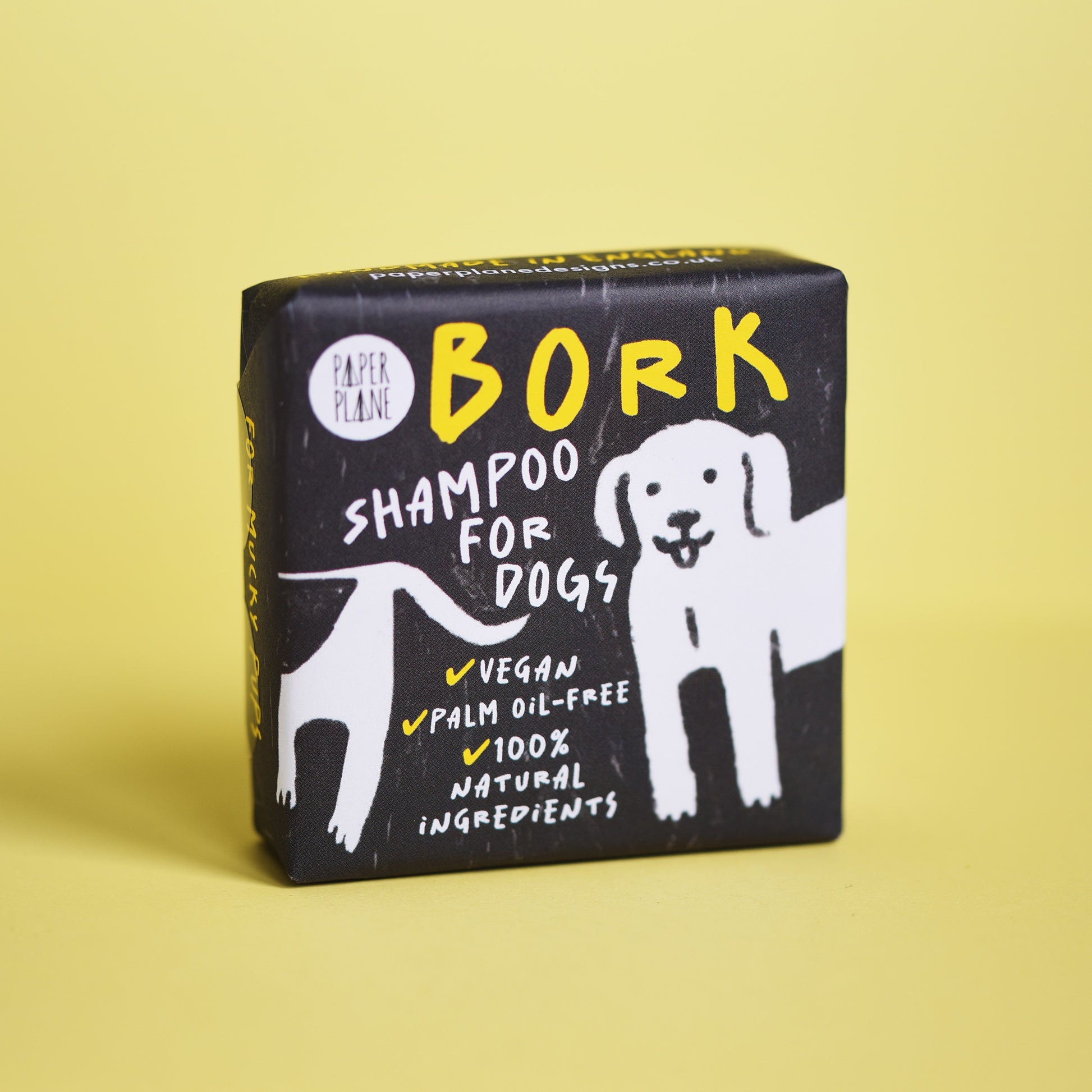 Bork Solid Dog Shampoo Bar - 100% Natural, Vegan & Palm oil-free