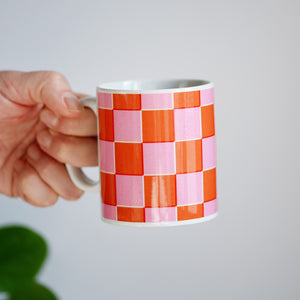 Checkerboard mug