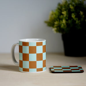 Checkerboard mug