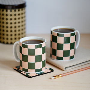 Checkerboard mug