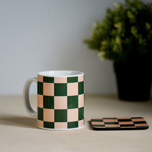 Checkerboard mug