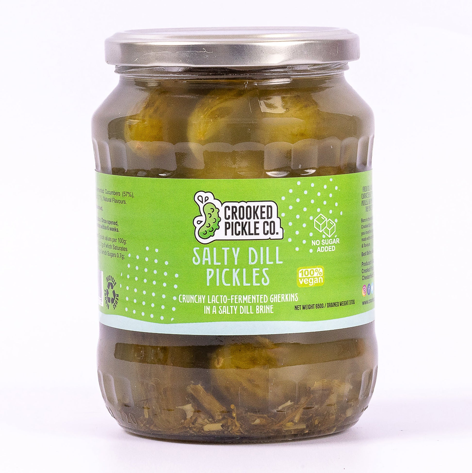 Salty Dill Pickles (Lacto-fermented!)