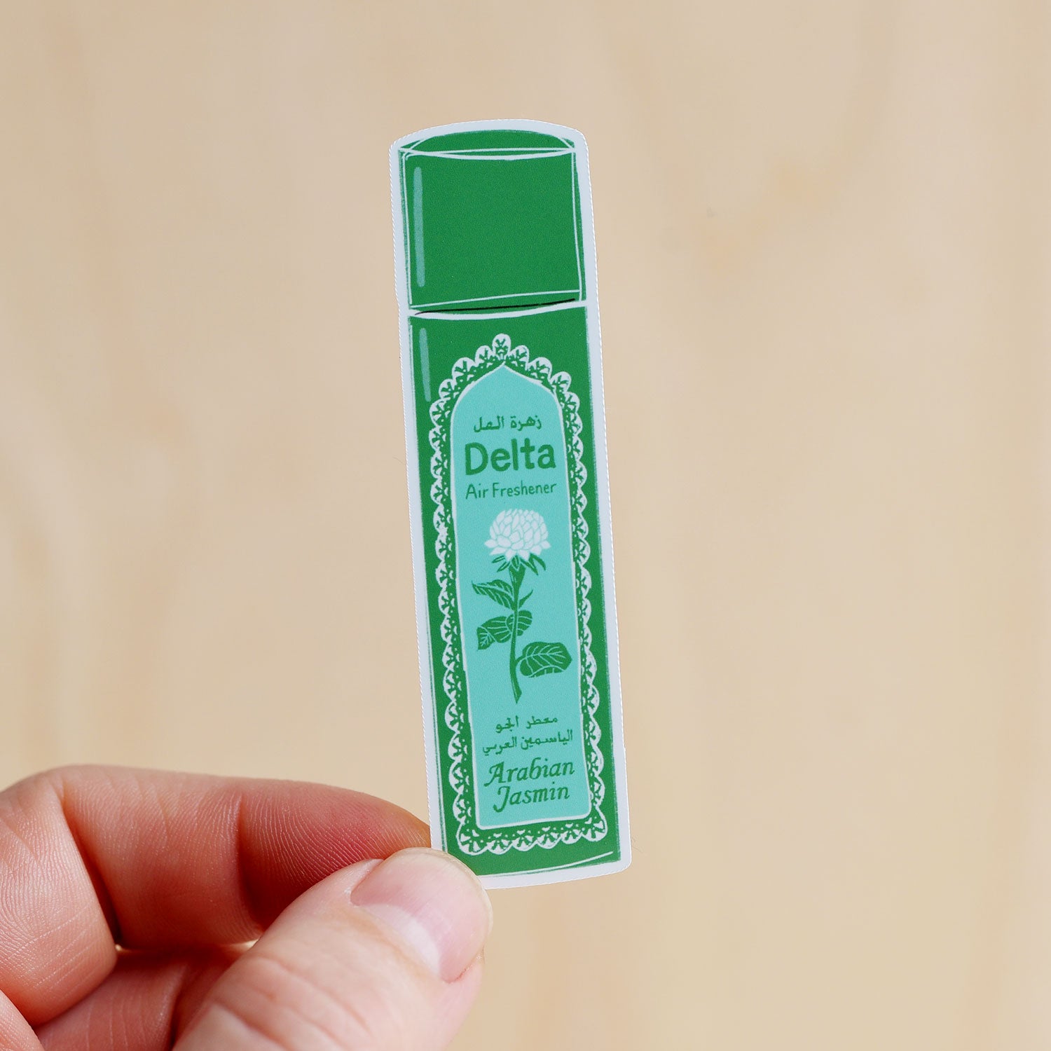 Delta Air Freshener Sticker - Arabian Jasmine - Middle Eastern