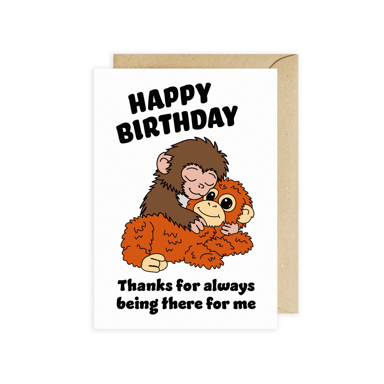 Punch The Monkey Birthday Card