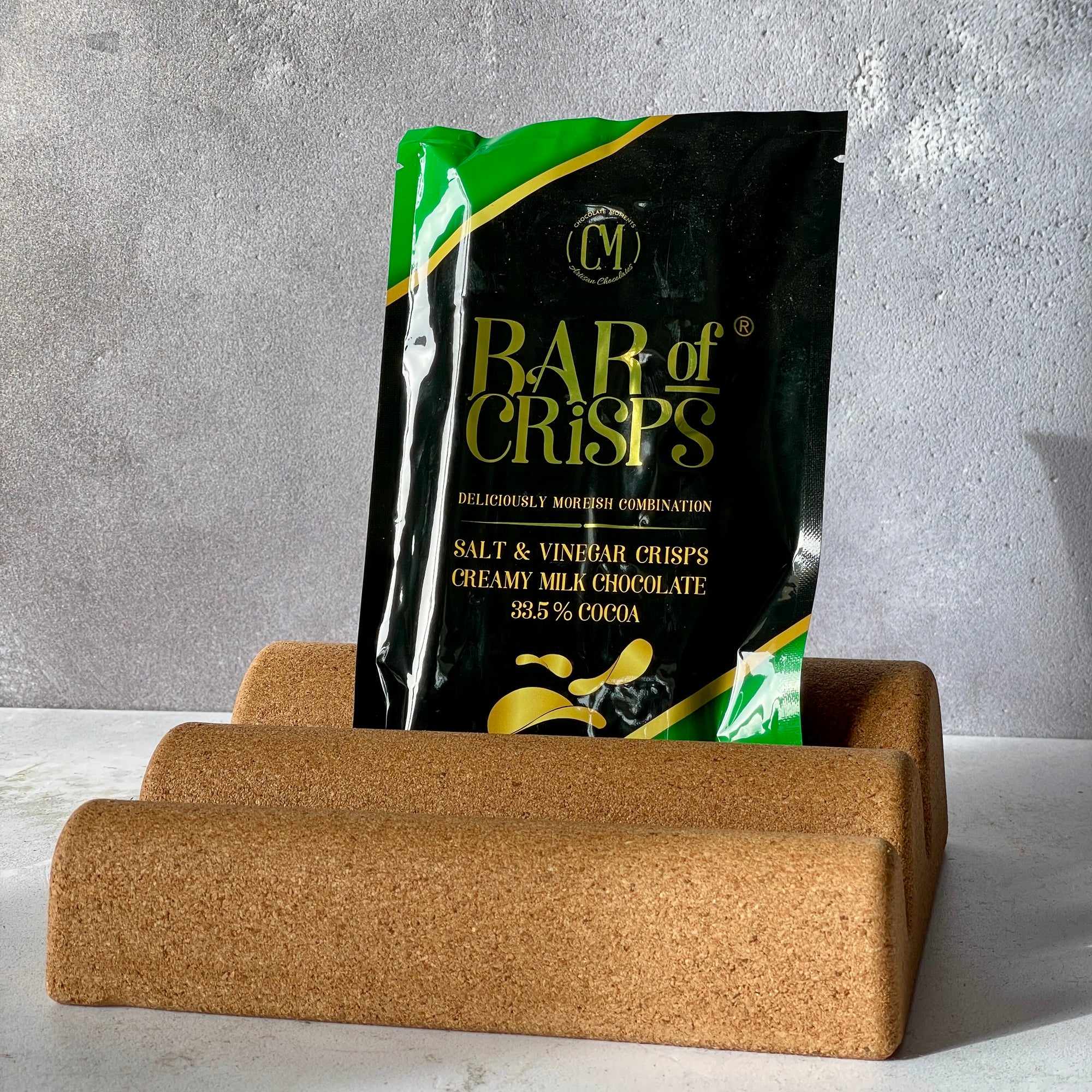 Bar of Crisps Salt & Vinegar Chocolate Bar - As Seen On Dragon's Den!