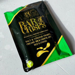 Bar of Crisps Salt & Vinegar Chocolate Bar - As Seen On Dragon's Den!