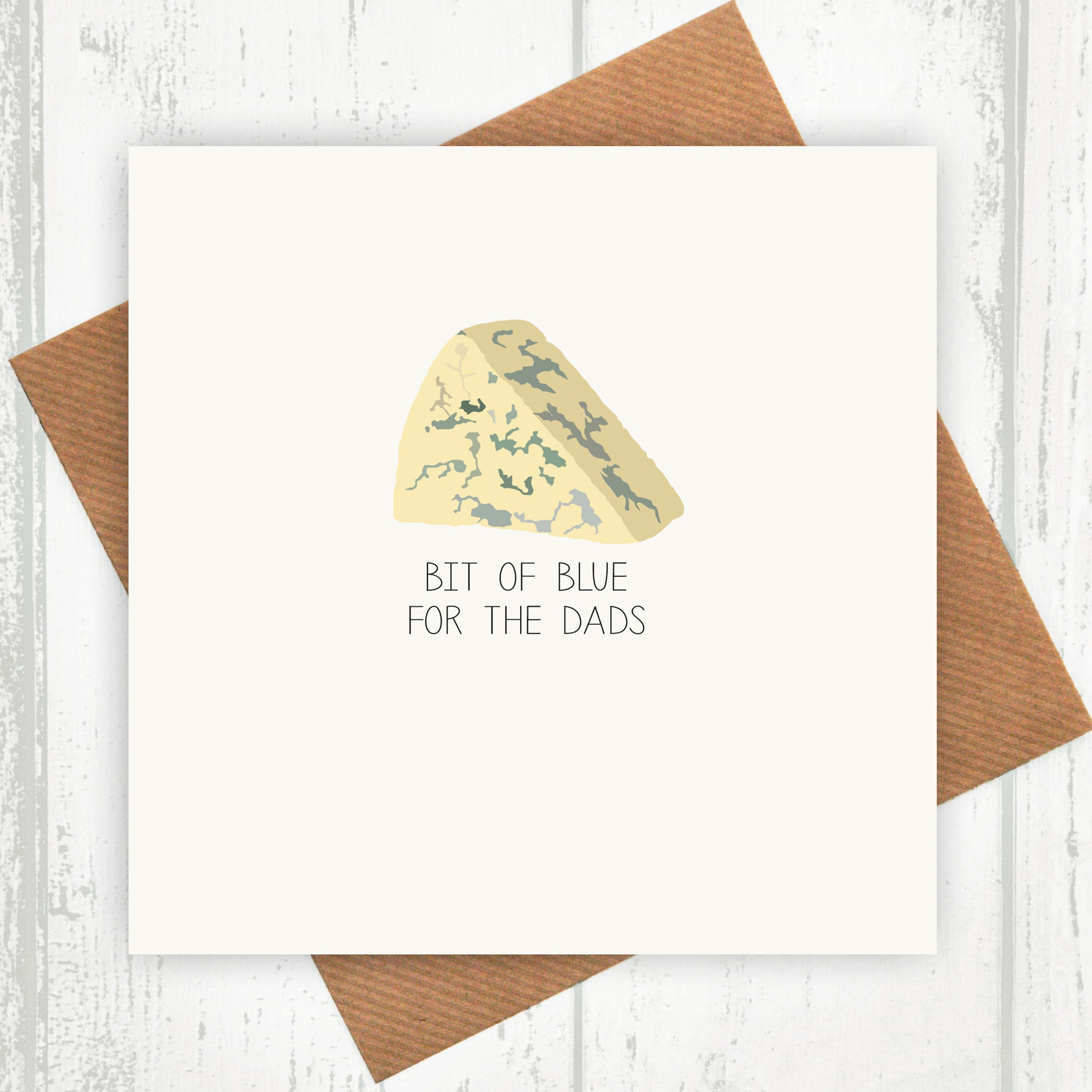 Bit of Blue For The Dads Card