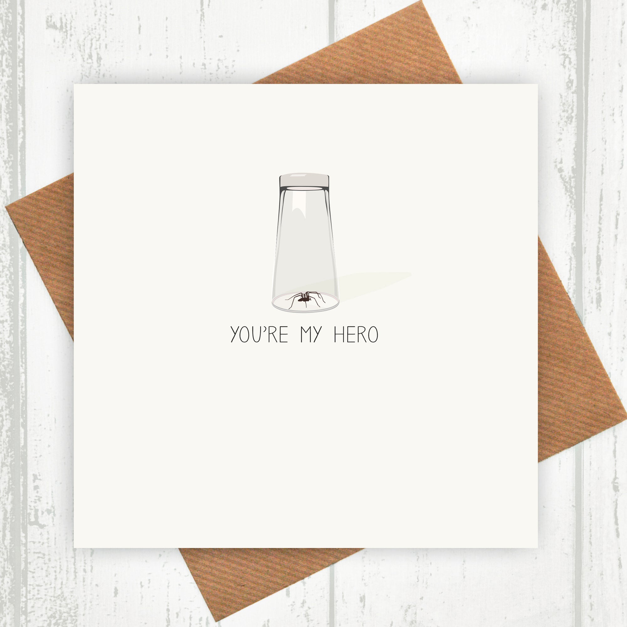 You're My Hero Card
