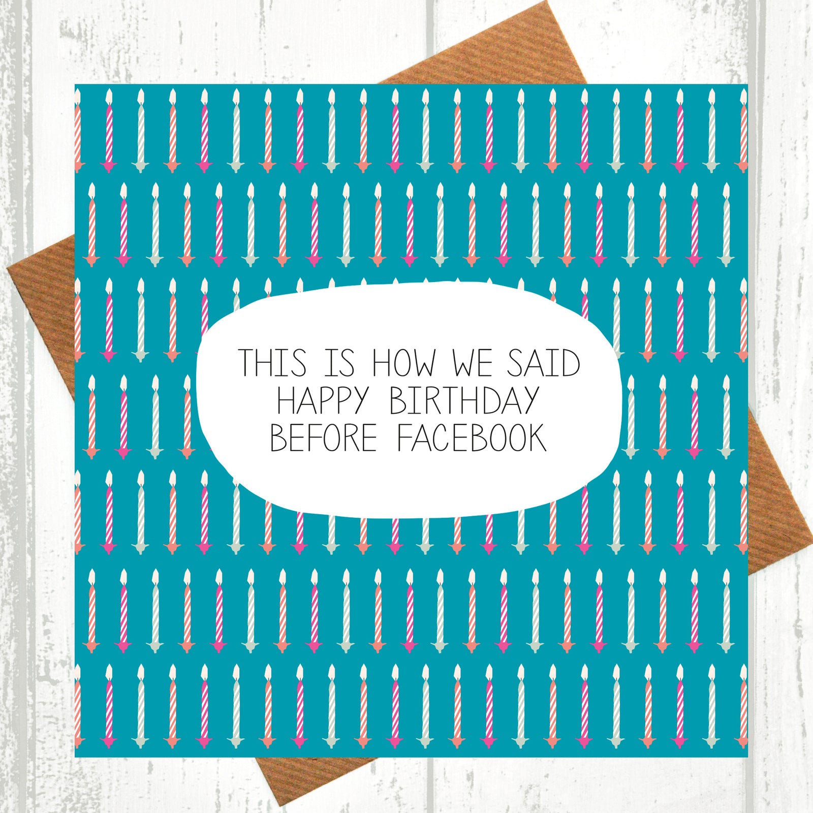 Before Facebook Birthday Card