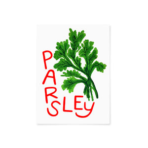 Parsley Herb print from an original painting, choice of sizes, available framed and unframed