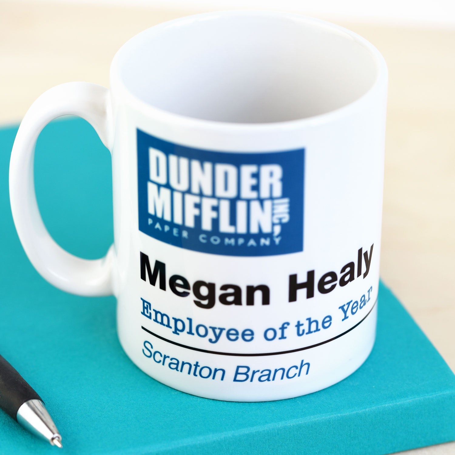 Personalised The Office Dunder Mifflin Employee Of The Year Mug
