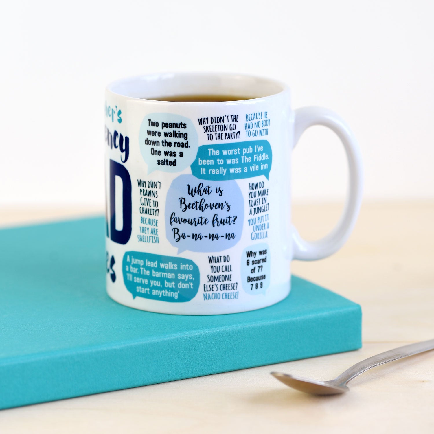 Personalised Emergency Dad Jokes® Mug Paper Plane