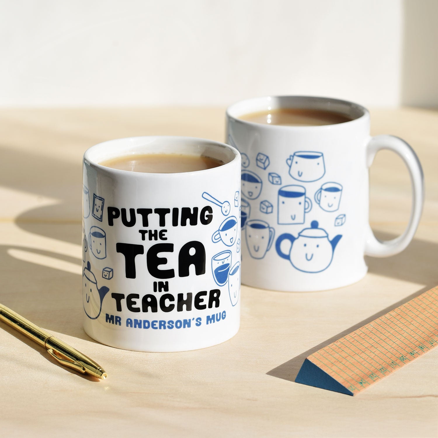 Putting The Tea in Teacher Personalised Mug
