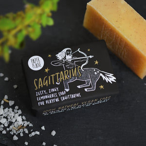 Sagittarius Star Sign Zodiac Bar - Natural and Vegan Horoscope Soap